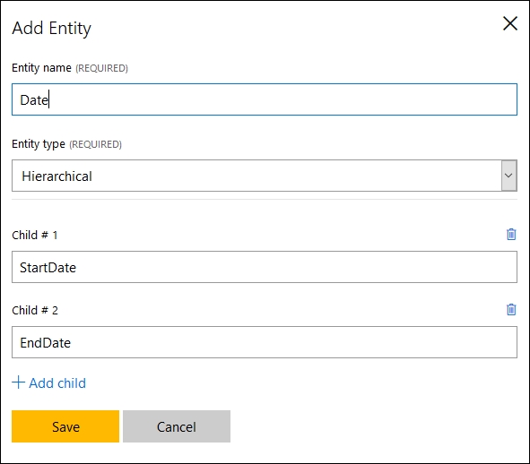 Recognizing key data using entities