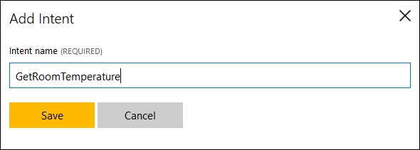 Understanding what the user wants using intents