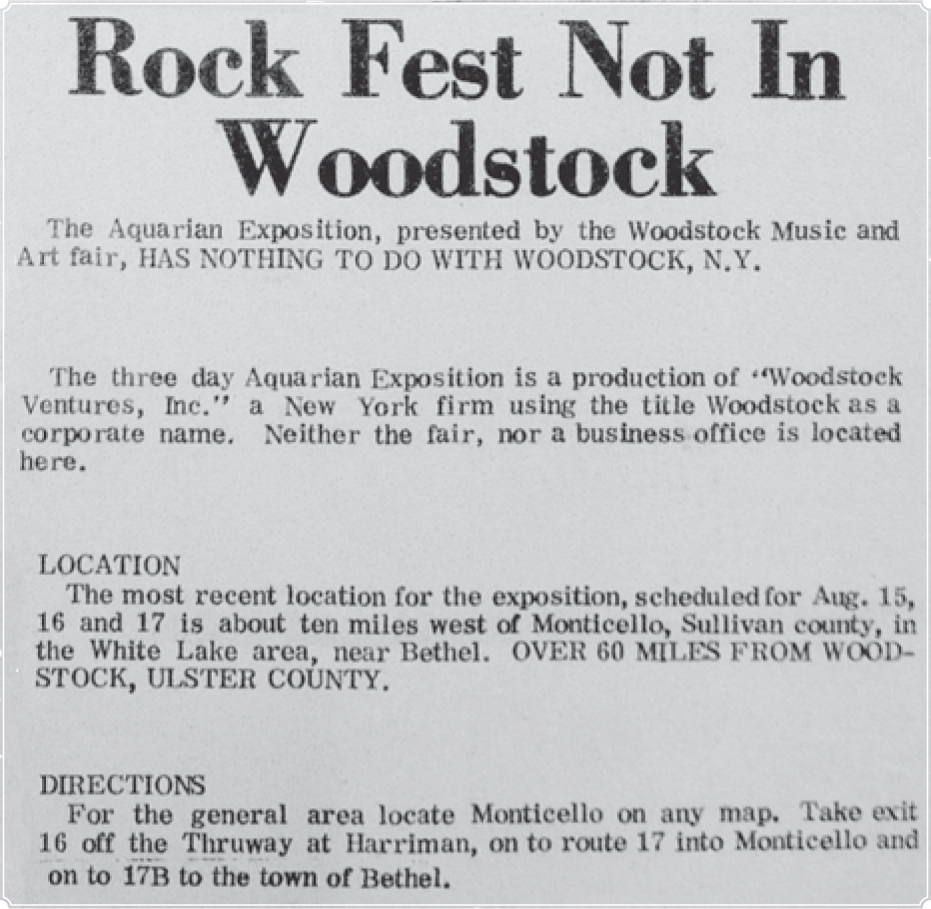 Woodstock Week...