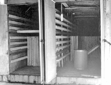 Tobacco barn converted into a herb dryer...