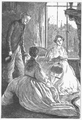 Illustration for "Wives and Daughters" The Cornhill, 1865.