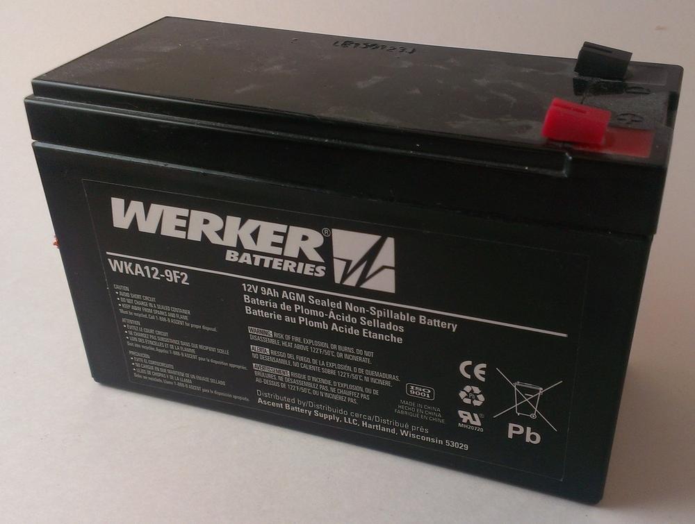 12V 9Ah battery