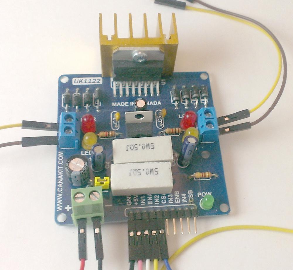 L298H dual motor controller