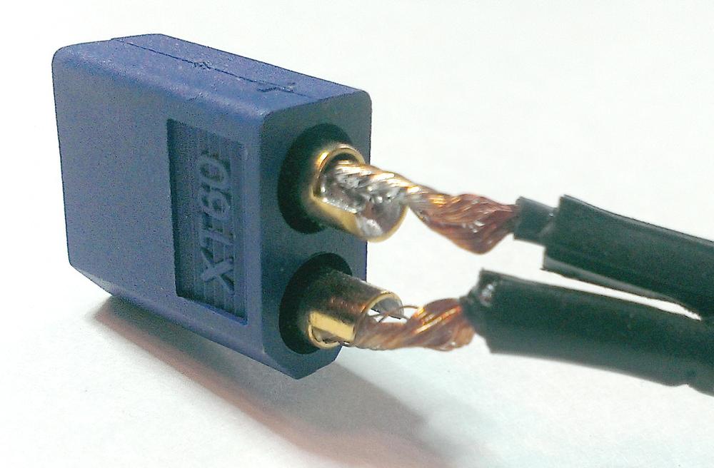 Soldered connector