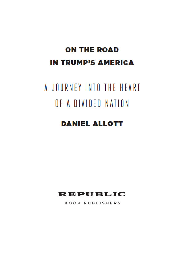 Book Title of On the Road in Trump’s America