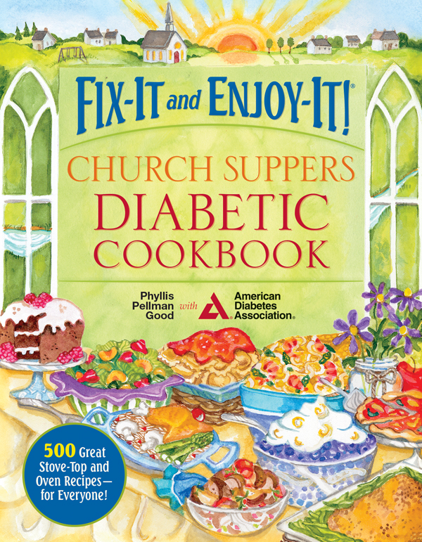 Cover Page of Fix-It and Enjoy-It Church Suppers Diabetic Cookbook