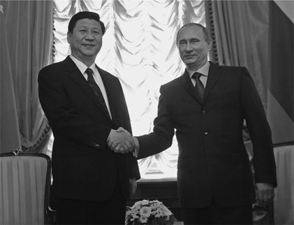 Figure 14.1 Xi Jinping and Vladimir Putin