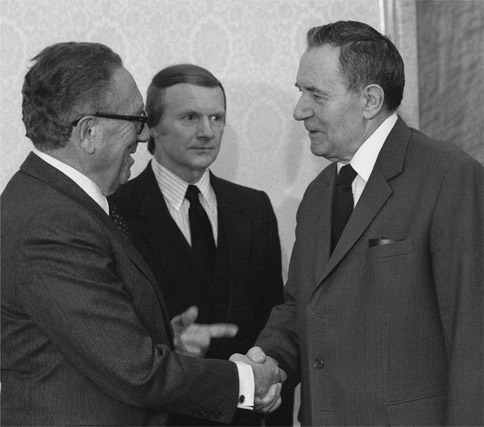 Figure 3.3 Henry Kissinger and Andrei Gromyko