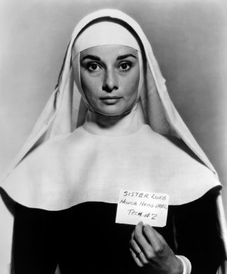 A costume test for The Nun’s Story (1959). She delivered...