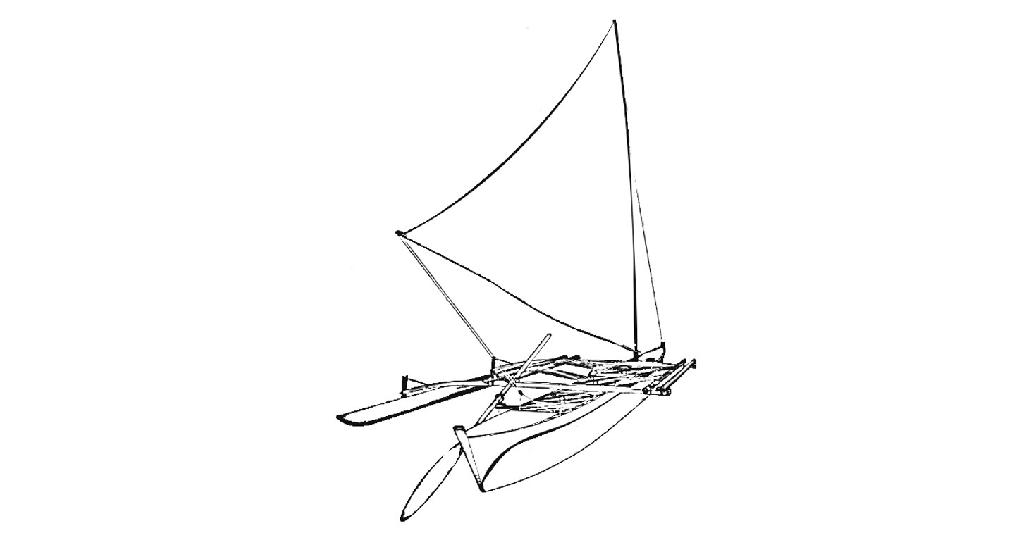 Cette invention polynésienne consiste à stabiliser une pirogue classique à l’aide d’un flotteur latéral, lui donnant ainsi une bien meilleure prise dans les vagues. Ces embarcations ont permis à leurs équipages de coloniser l’ensemble de la Polynésie. Elles ont inspiré nos catamarans et trimarans modernes.