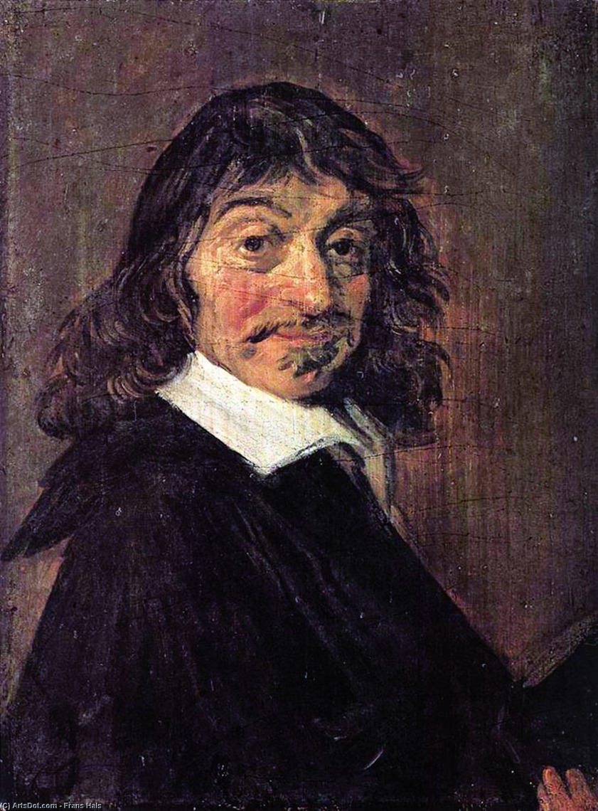 8. Frans Hals, René Descartes, 1649, Copenaghen, Statens Museum for Kunst.