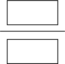 Numeric entry text boxes forming a fraction.