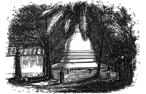 A SMALL DAGOBA AT KANDY