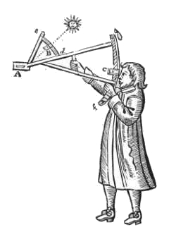 SEVENTEENTH CENTURY MARINER USING DAVIS’ QUADRANT