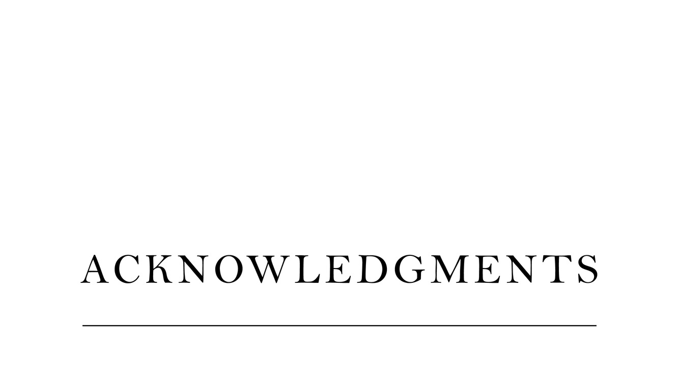 Acknowledgments