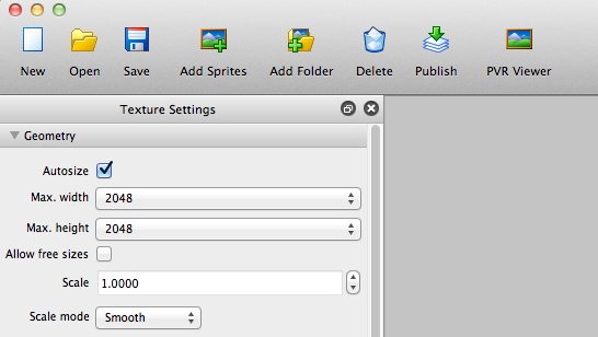 Autosize feature in TexturePacker
