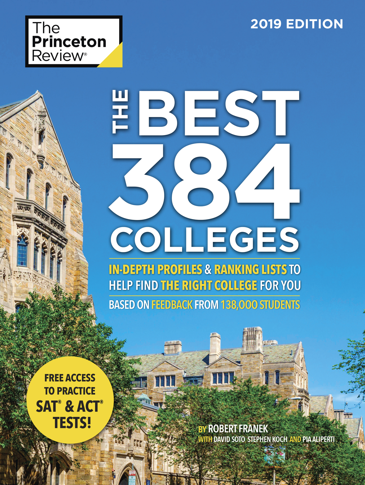 Cover for The Best 384 Colleges, 2019 Edition