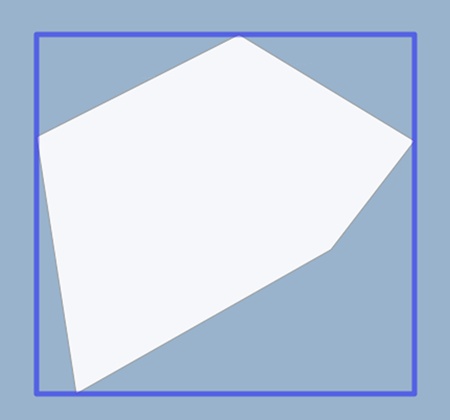 A polygon's rectangular bounds