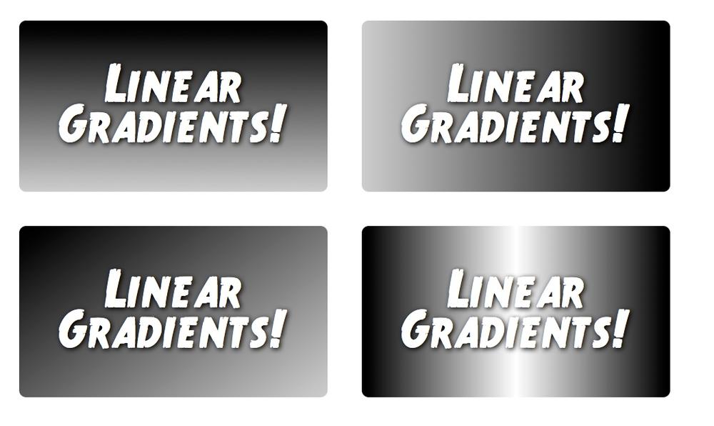 Linear gradients let you bypass the old method of adding gradients to an element’s background of an element: Create the gradient as a graphic in Photoshop or Fireworks, and then use the background-image property to place that graphic in the background of the element.