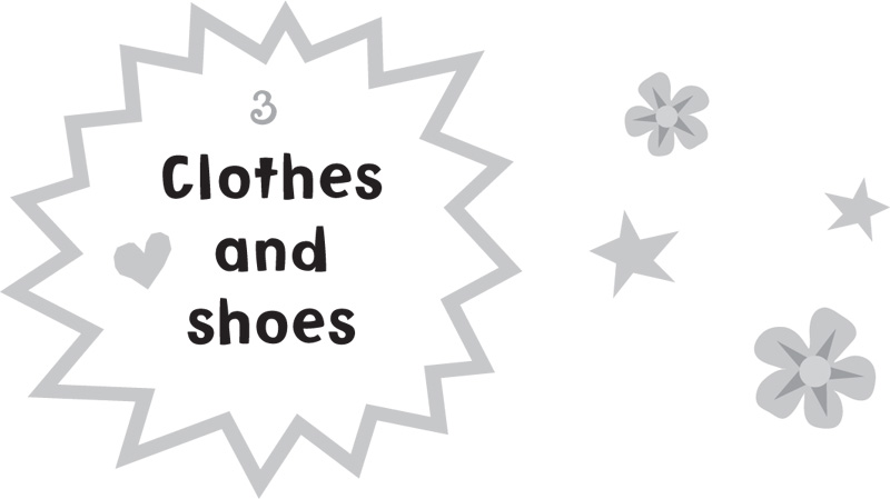 3. Clothes and shoes