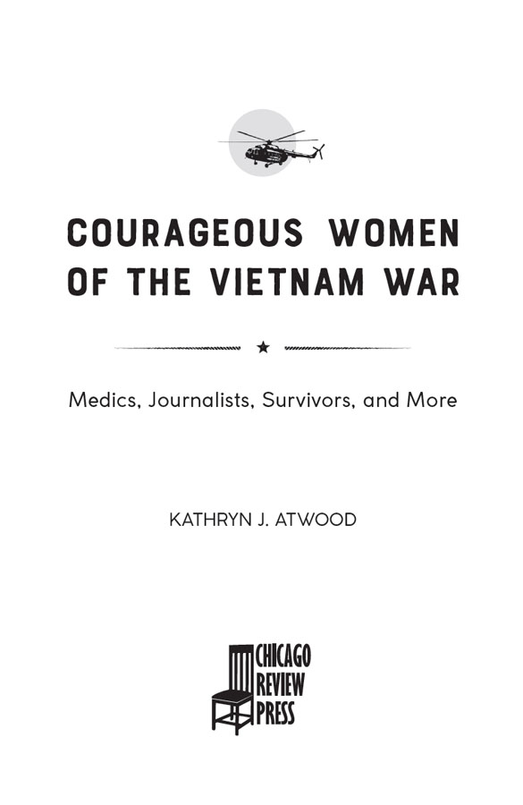 Book Title of Courageous Women of the Vietnam War