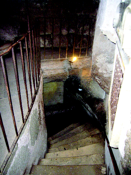 Interior of the Mamertine Prison in Rome