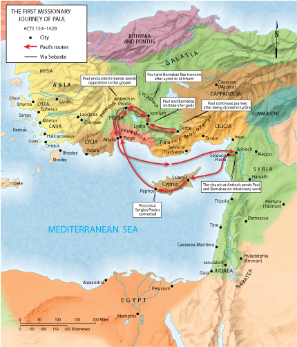 Paul's First Missionary Journey