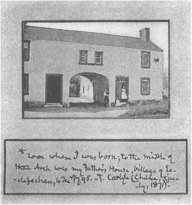 Archhouse, Ecclefechan, Dumfriesshire The Birthplace of Thomas Carlyle