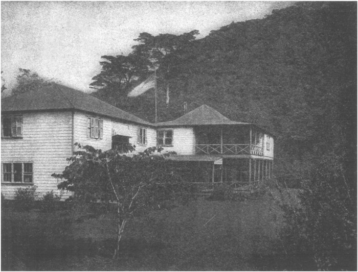 Stevenson's Home at Valima, Samoa, Looking Toward Vaea