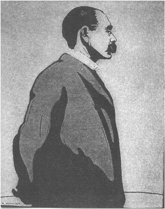 Rudyard Kipling From a Cartoon by W. Nicholson