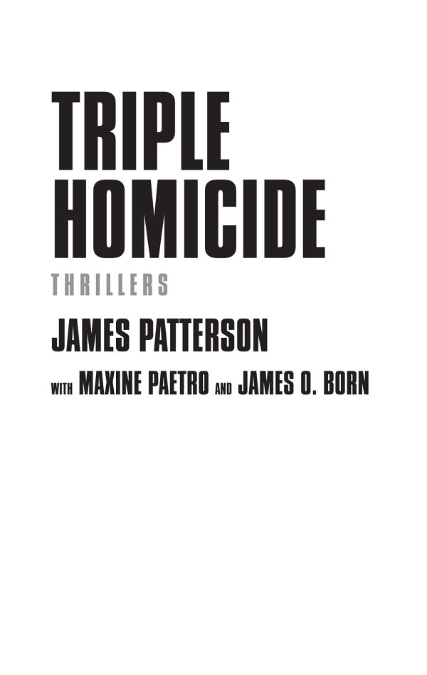 title page for Triple Homicide: Thrillers