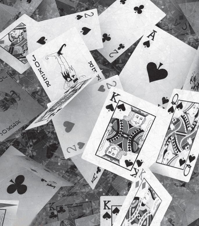 Figure depicts the collection of play cards.