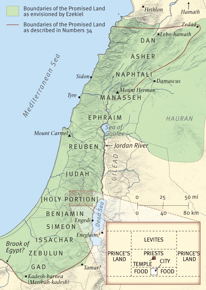 Ezekiel’s Vision of Israel’s New Boundaries