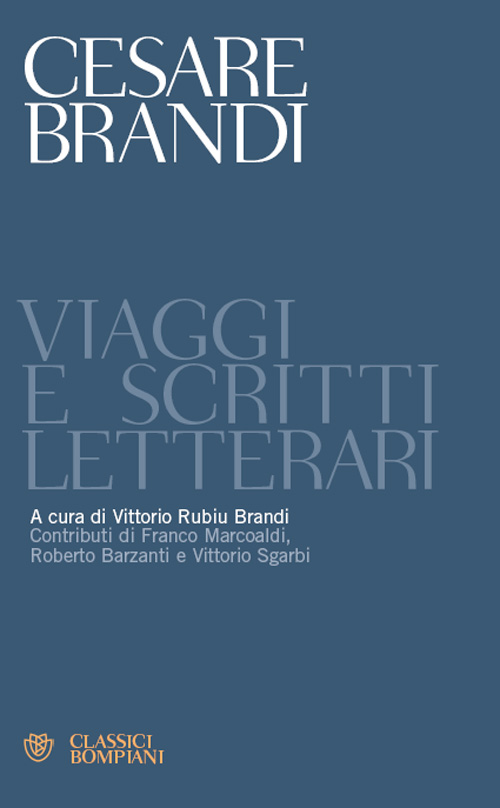 Copertina: Viaggi e scritti letterari; Cesare Brandi