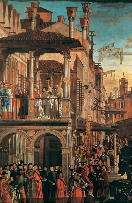 Miracolo della reliquia della Croce a Rialto, part. Venezia, Gallerie dell’Accademia