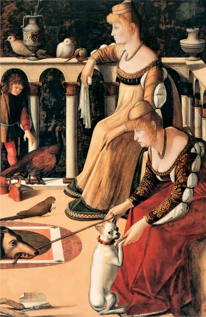 Due dame veneziane tempera e olio su tavola, cm 94 × 63 Venezia, Museo Correr