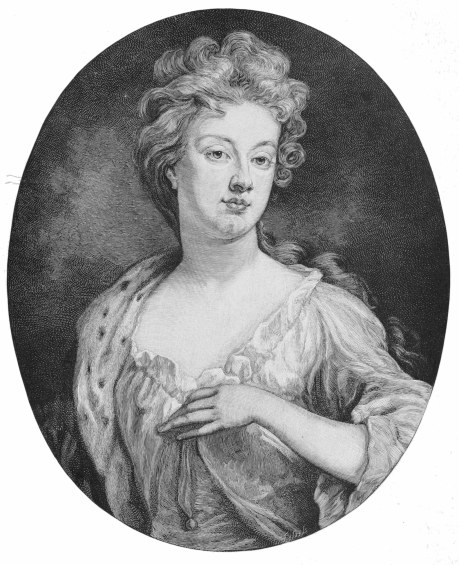Image unavailable: THE DUCHESS OF MARLBOROUGH. ENGRAVED BY R. G. TIETZE, FROM MEZZOTINT AFTER PAINTING BY SIR GODFREY KNELLER.