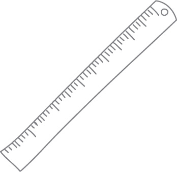 2 steel ruler