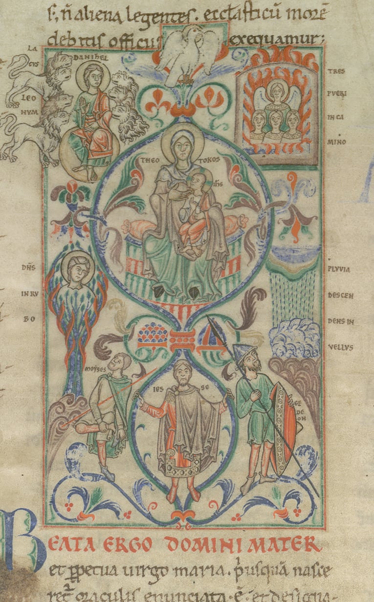 Figure 0.5 Tree of Jesse Detail From the Légendaire de Cîteaux, c.1110–20