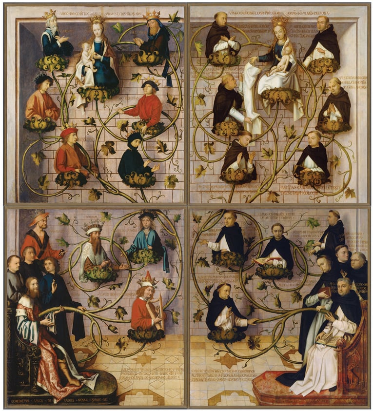 Figure 3.10 Altarpiece From the Dominican Church in Frankfurt, Exterior of Wings, Hans Holbein the Elder With Assistance From Sigmund Holbein and Leonhard Beck, 1501