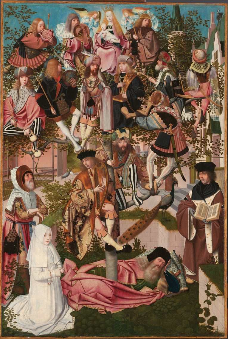 Figure 3.17 Tree of Jesse, Painted Panel, Attributed to Circle of Geertgen tot Sint Jans, c.1485–95