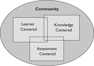 Figure 8.2 The four learning environments described by Bransford, Brown, and Cocking (2003).