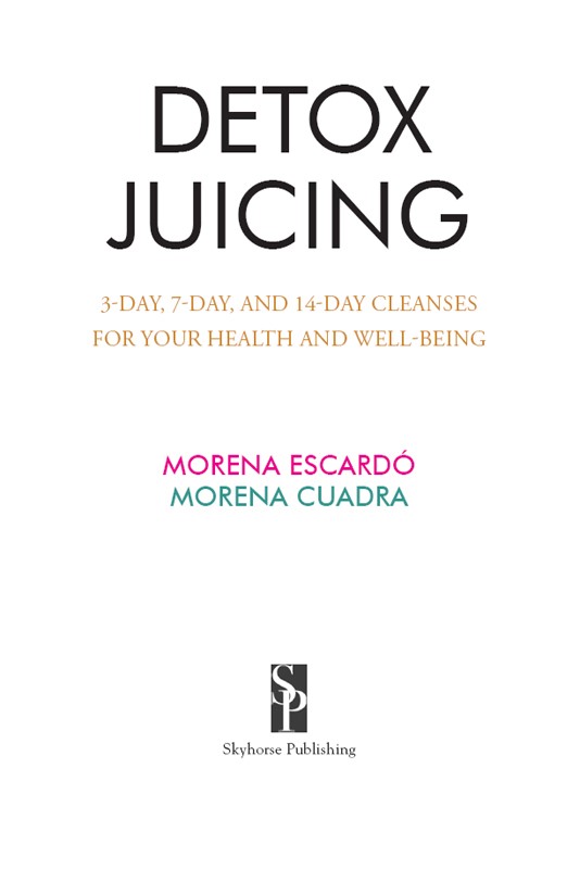 Title Page of Detox Juicing