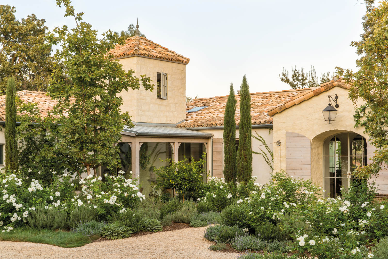 Photo of the exterior and front garden of the home.