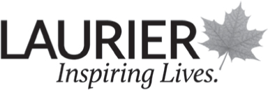 Logo of Wilfrid Laurier University with the tagline, “Inspiring Lives.“