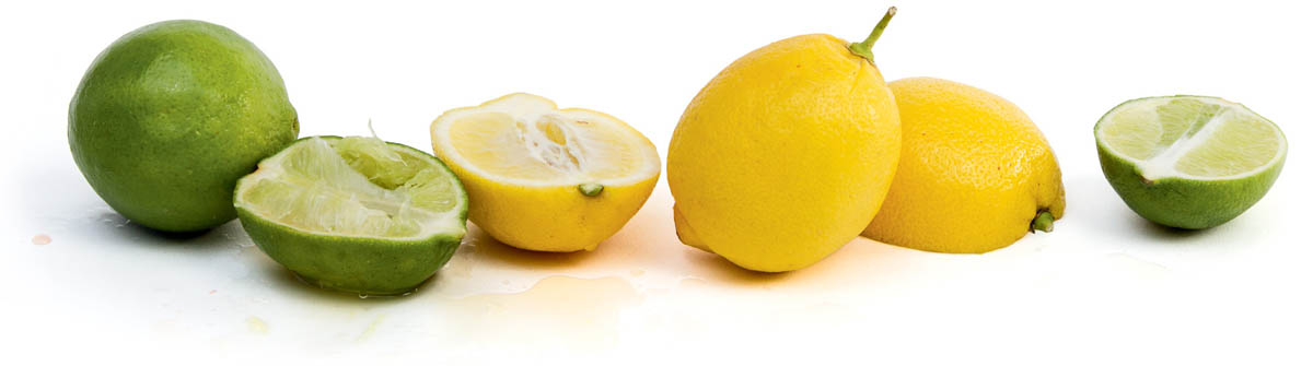 photo of limes and lemons