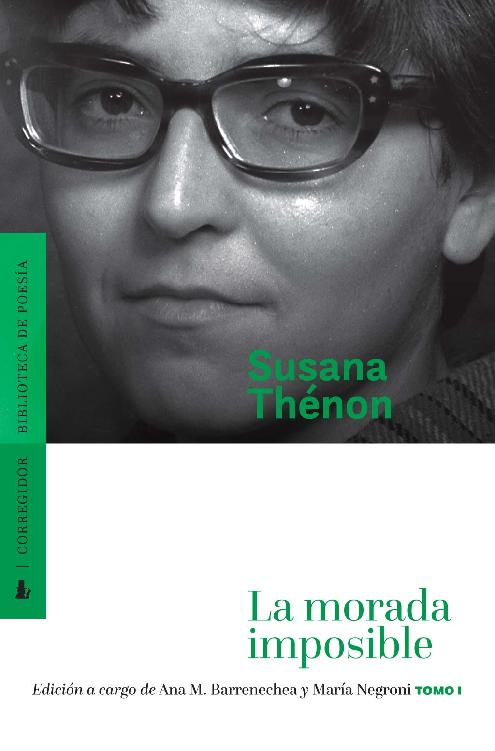 Tapa de 'La morada imposible'. Susana Thénon. Ediciones Corregidor (2019)