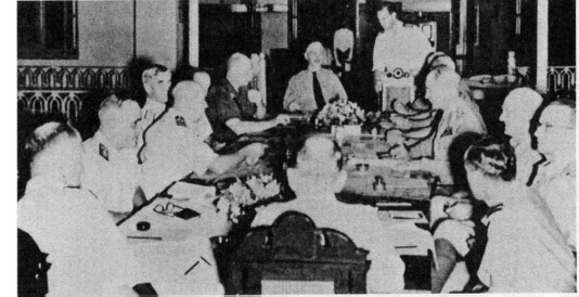 ABDA Command’s first meeting in Batavia