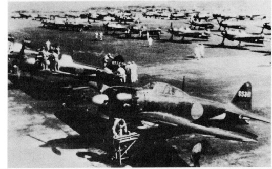 The most numerous of Japanese fighters, the Zero-sen