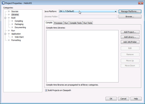 Creating a NetBeans project